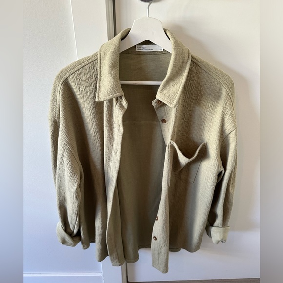 Oak and Fort Oversized Knit Shirt - Picture 3 of 3